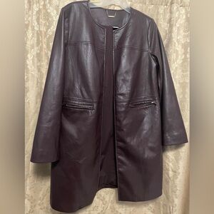 Chicwish Deep Brown Leather Jacket